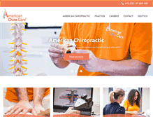 Tablet Screenshot of american-chiro-care.com